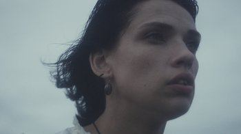 Movie still from “Bicep - Aura” (2017), directed by Matilda Finn – Extreme Close Up shot, Low angle