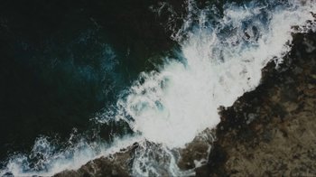 Movie still from “Bicep - Aura” (2017), directed by Matilda Finn – Extreme Wide shot, Overhead angle