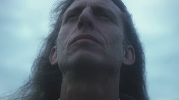 Movie still from “Bicep - Aura” (2017), directed by Matilda Finn – Extreme Close Up shot, Low angle