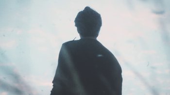 Movie still from “Bicep - Aura” (2017), directed by Matilda Finn – Extreme Close Up shot, Low angle