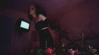 Movie still from “Alice Glass - Without Love” (2017), directed by Floria Sigismondi – Medium shot, High angle