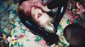 Movie still from “Alice Glass - Without Love” (2017), directed by Floria Sigismondi – Medium shot, Overhead angle