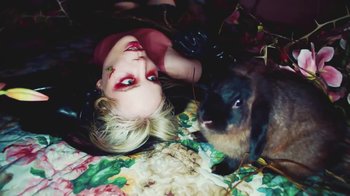 Movie still from “Alice Glass - Without Love” (2017), directed by Floria Sigismondi – Close Up shot, Over the shoulder angle