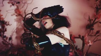 Movie still from “Alice Glass - Without Love” (2017), directed by Floria Sigismondi – Close Up shot, Overhead angle