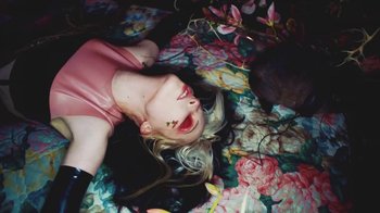 Movie still from “Alice Glass - Without Love” (2017), directed by Floria Sigismondi – Medium shot, Overhead angle