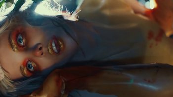 Movie still from “Alice Glass - Without Love” (2017), directed by Floria Sigismondi – Extreme Close Up shot, Low angle