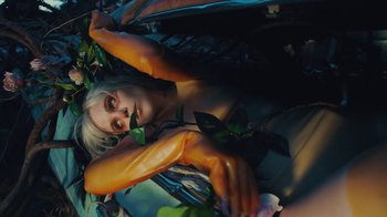 Movie still from “Alice Glass - Without Love” (2017), directed by Floria Sigismondi – Medium shot, Overhead angle