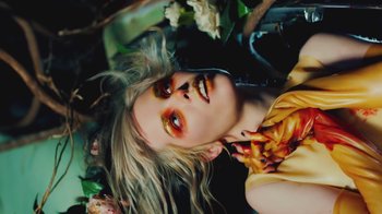 Movie still from “Alice Glass - Without Love” (2017), directed by Floria Sigismondi – Extreme Close Up shot, Overhead angle