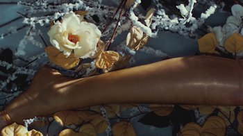 Movie still from “Alice Glass - Without Love” (2017), directed by Floria Sigismondi – Extreme Close Up shot, Overhead angle