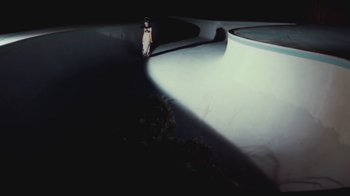 Movie still from “Alice Glass - Without Love” (2017), directed by Floria Sigismondi – Extreme Wide shot, High angle
