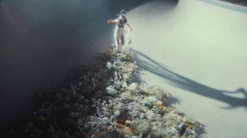 Movie still from “Alice Glass - Without Love” (2017), directed by Floria Sigismondi – Extreme Wide shot, Overhead angle