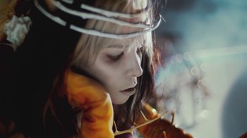 Movie still from “Alice Glass - Without Love” (2017), directed by Floria Sigismondi – Extreme Close Up shot, Low angle