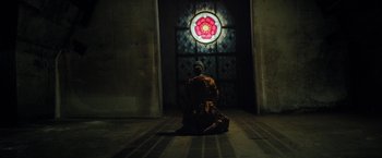 Movie still from “alt-J - Deadcrush” (2017), directed by Young Replicant – Medium shot, Low angle