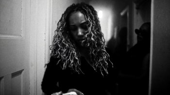 Movie still from “Danny Brown - Lost” (2017), directed by Matilda Finn – Close Up shot, Low angle