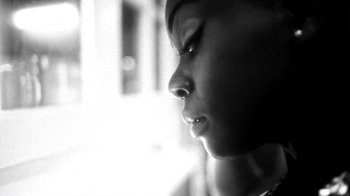 Movie still from “Danny Brown - Lost” (2017), directed by Matilda Finn – Extreme Close Up shot, Low angle