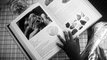 Movie still from “Danny Brown - Lost” (2017), directed by Matilda Finn – Extreme Close Up shot, High angle