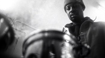 Movie still from “Danny Brown - Lost” (2017), directed by Matilda Finn – Close Up shot, Low angle