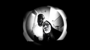 Movie still from “Danny Brown - Lost” (2017), directed by Matilda Finn – Extreme Close Up shot, Low angle