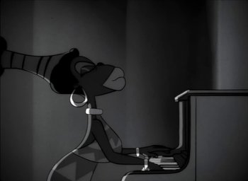 Movie still from “JAY-Z - The Story of O.J.” (2017), directed by Mark Romanek – Medium shot, High angle