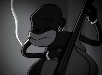 Movie still from “JAY-Z - The Story of O.J.” (2017), directed by Mark Romanek – Extreme Close Up shot, High angle