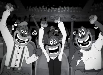 Movie still from “JAY-Z - The Story of O.J.” (2017), directed by Mark Romanek – Medium shot, Low angle