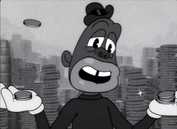 Movie still from “JAY-Z - The Story of O.J.” (2017), directed by Mark Romanek – Medium shot, Low angle