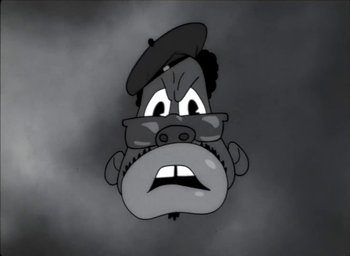 Movie still from “JAY-Z - The Story of O.J.” (2017), directed by Mark Romanek – Extreme Close Up shot, Low angle