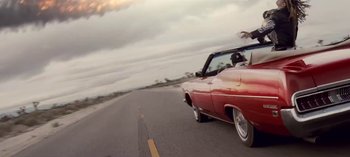 Movie still from “Mike WiLL Made-It - Perfect Pint” (2017), directed by Nabil Elderkin – Wide shot, Low angle