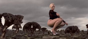 Movie still from “Mike WiLL Made-It - Perfect Pint” (2017), directed by Nabil Elderkin – Wide shot, Low angle