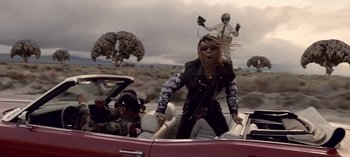 Movie still from “Mike WiLL Made-It - Perfect Pint” (2017), directed by Nabil Elderkin – Wide shot, Low angle