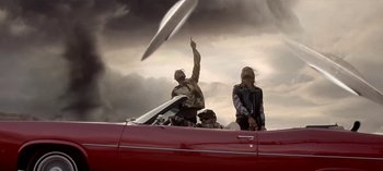 Movie still from “Mike WiLL Made-It - Perfect Pint” (2017), directed by Nabil Elderkin – Wide shot, Low angle