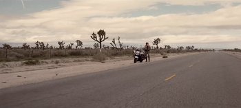 Movie still from “Mike WiLL Made-It - Perfect Pint” (2017), directed by Nabil Elderkin – Extreme Wide shot, Low angle