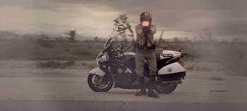 Movie still from “Mike WiLL Made-It - Perfect Pint” (2017), directed by Nabil Elderkin – Wide shot, Low angle