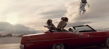 Movie still from “Mike WiLL Made-It - Perfect Pint” (2017), directed by Nabil Elderkin – Wide shot, Low angle