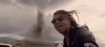 Movie still from “Mike WiLL Made-It - Perfect Pint” (2017), directed by Nabil Elderkin – Medium shot, Low angle