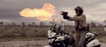 Movie still from “Mike WiLL Made-It - Perfect Pint” (2017), directed by Nabil Elderkin – Medium shot, Low angle