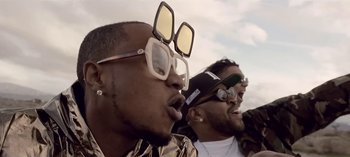 Movie still from “Mike WiLL Made-It - Perfect Pint” (2017), directed by Nabil Elderkin – Close Up shot, Low angle