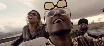 Movie still from “Mike WiLL Made-It - Perfect Pint” (2017), directed by Nabil Elderkin – Close Up shot, Low angle