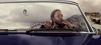 Movie still from “Mike WiLL Made-It - Perfect Pint” (2017), directed by Nabil Elderkin – Close Up shot, Low angle