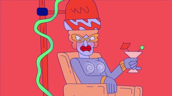 Movie still from “Mr Jukes - Grant Green” (2017), directed by Parallel Teeth – Medium shot, Low angle