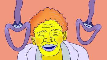 Movie still from “Mr Jukes - Grant Green” (2017), directed by Parallel Teeth – Close Up shot, Overhead angle