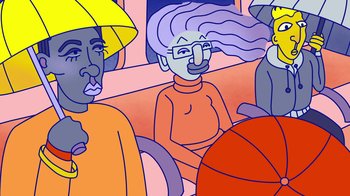 Movie still from “Mr Jukes - Grant Green” (2017), directed by Parallel Teeth – Close Up shot, High angle