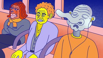 Movie still from “Mr Jukes - Grant Green” (2017), directed by Parallel Teeth – Medium shot, Over the shoulder angle