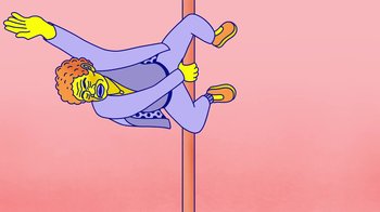 Movie still from “Mr Jukes - Grant Green” (2017), directed by Parallel Teeth – Medium shot, Low angle