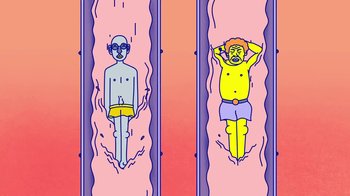 Movie still from “Mr Jukes - Grant Green” (2017), directed by Parallel Teeth – Medium shot, Overhead angle