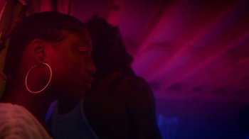 Movie still from “Obongjayar - Endless” (2017), directed by Matilda Finn – Close Up shot, Low angle