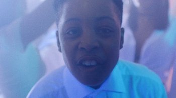 Movie still from “Obongjayar - Endless” (2017), directed by Matilda Finn – Close Up shot, Low angle