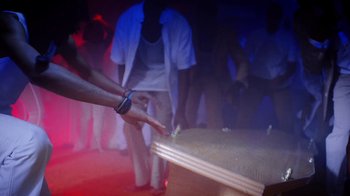 Movie still from “Obongjayar - Endless” (2017), directed by Matilda Finn – Extreme Close Up shot, High angle