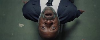 Movie still from “Kendrick Lamar - DNA.” (2017), directed by Nabil Elderkin – Extreme Close Up shot, Overhead angle