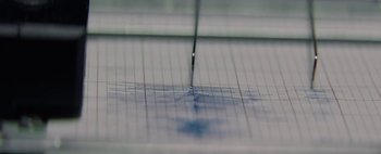 Movie still from “Kendrick Lamar - DNA.” (2017), directed by Nabil Elderkin – Extreme Close Up shot, Overhead angle